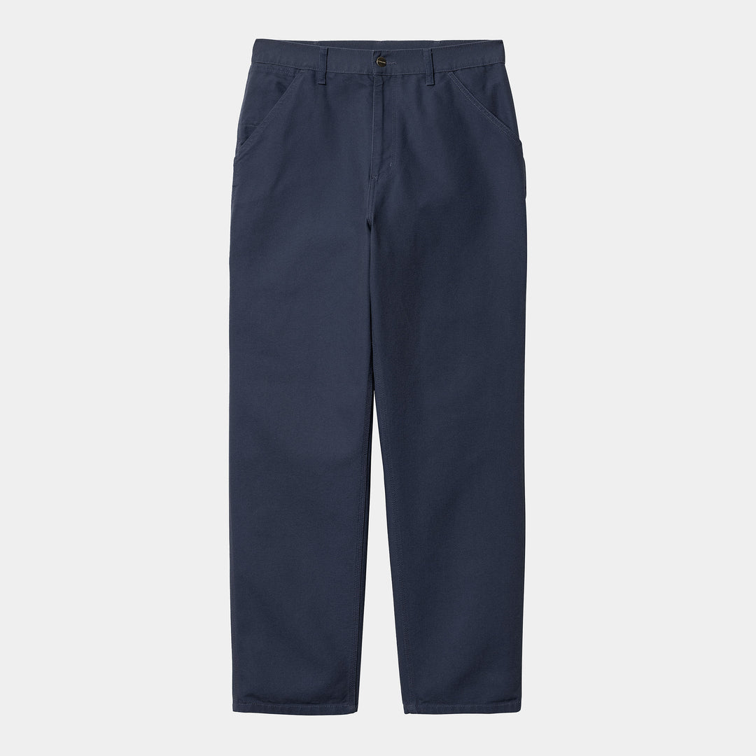 Single Knee Pant Blue Rinsed