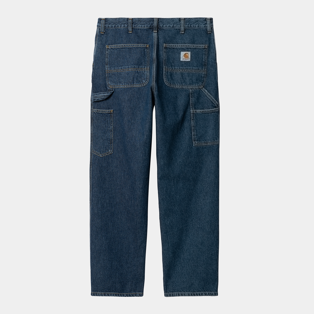 Single Knee Pant Blue Stone Washed