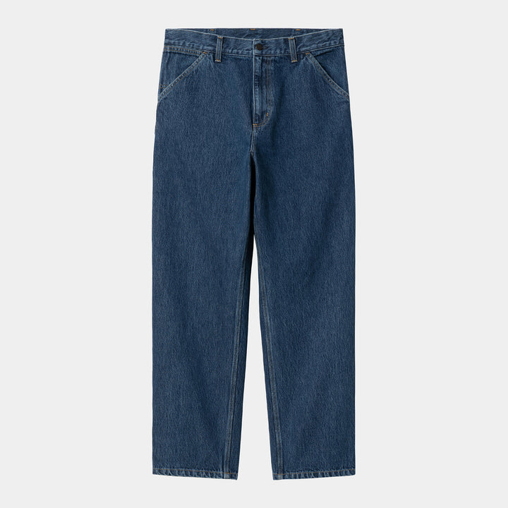 Single Knee Pant Blue Stone Washed