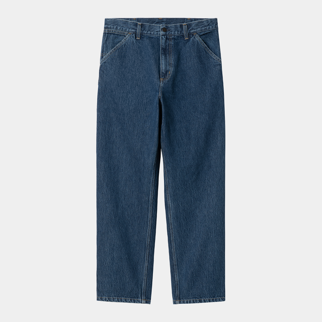 Single Knee Pant Blue Stone Washed