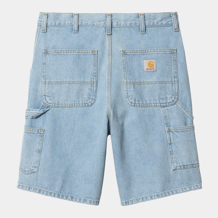 Single Knee Short Blue Heavy Stone Bleached - The Road 1380