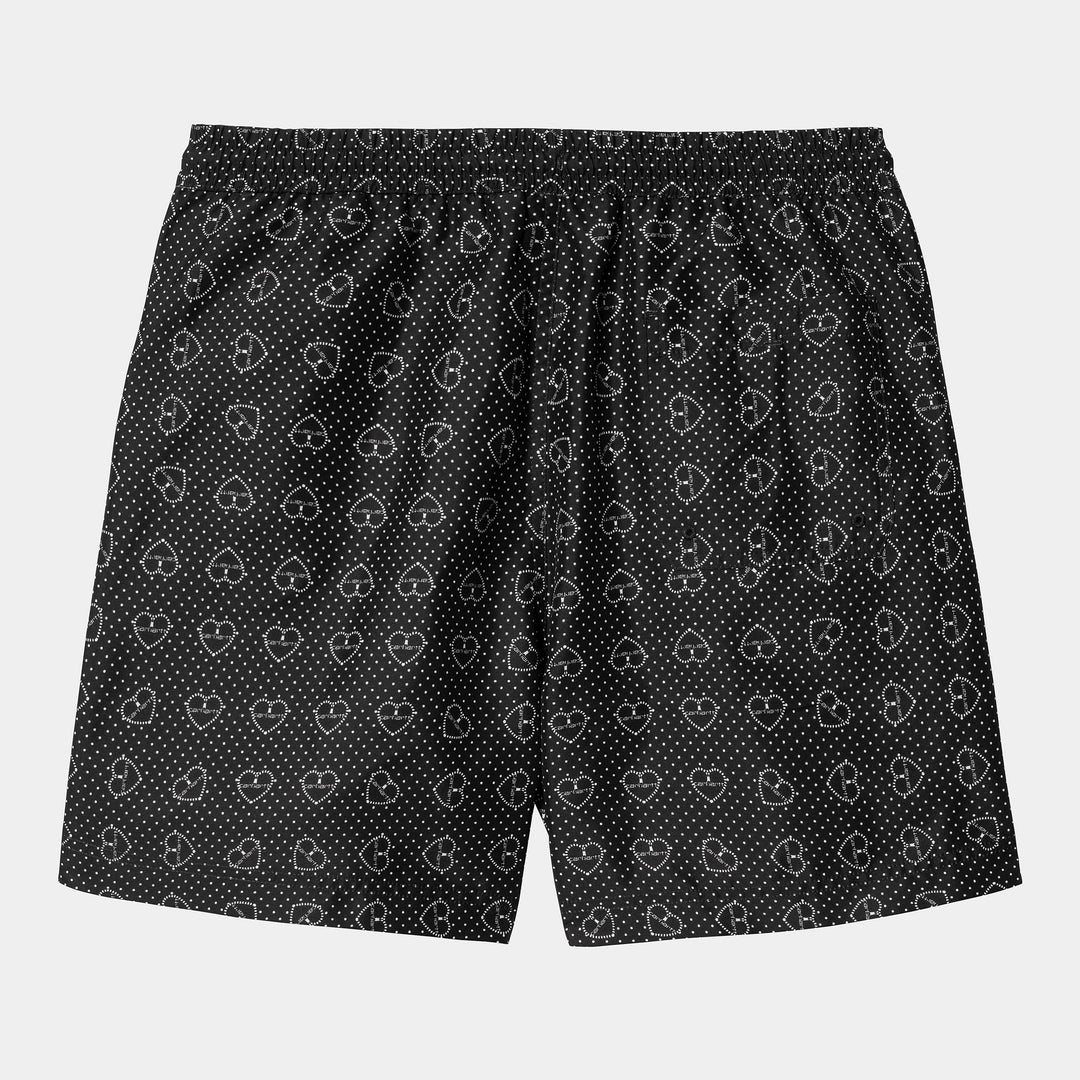 Slater Swim Trunks Furoshiki Print, Black