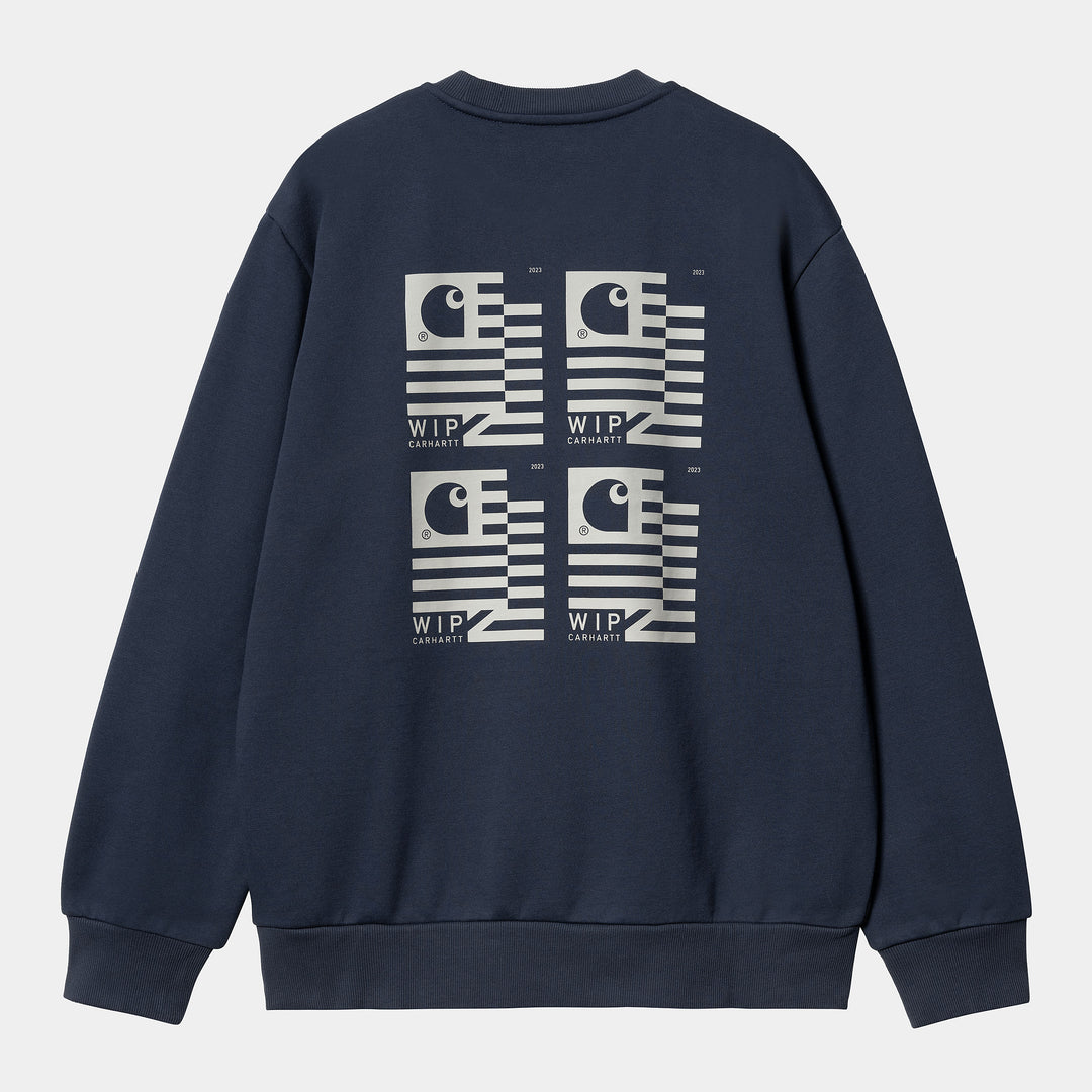 Stamp State Sweat Blue / Grey