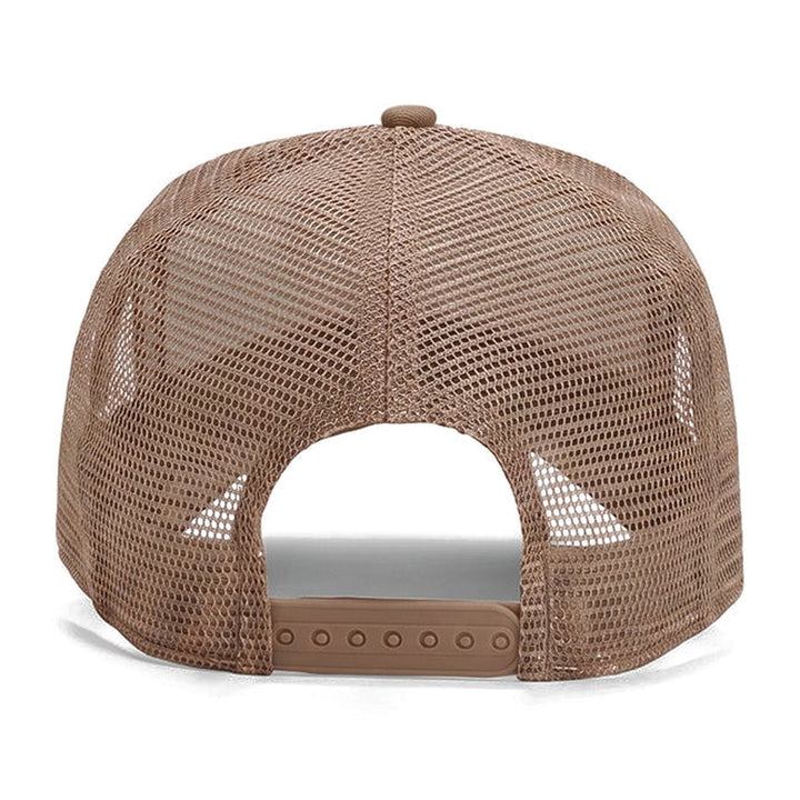 Casquette trucker Sweet Pants Home Run Cap Aluminium, vue de dos avec filet