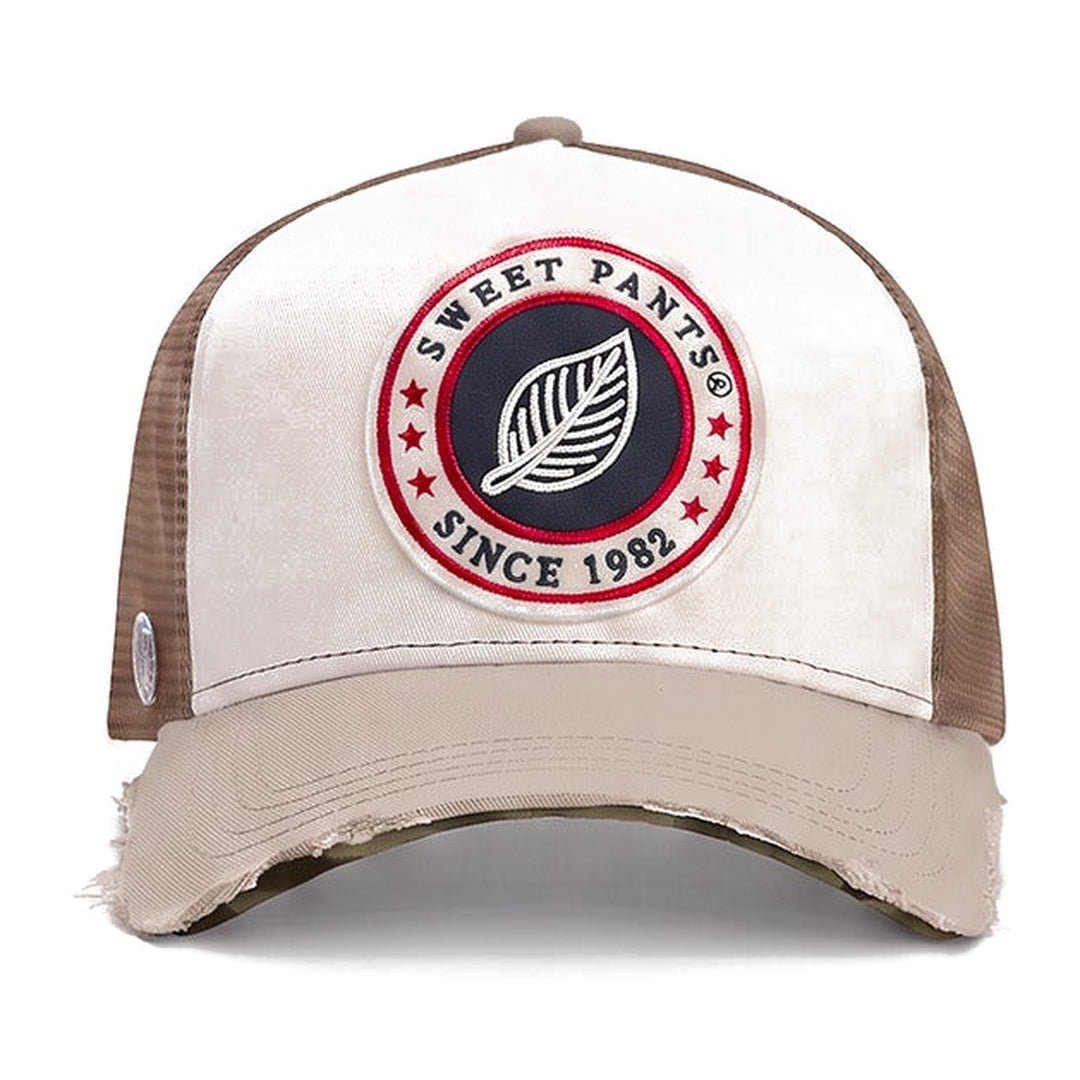 Casquette trucker Sweet Pants Home Run Cap Aluminium, vue de face