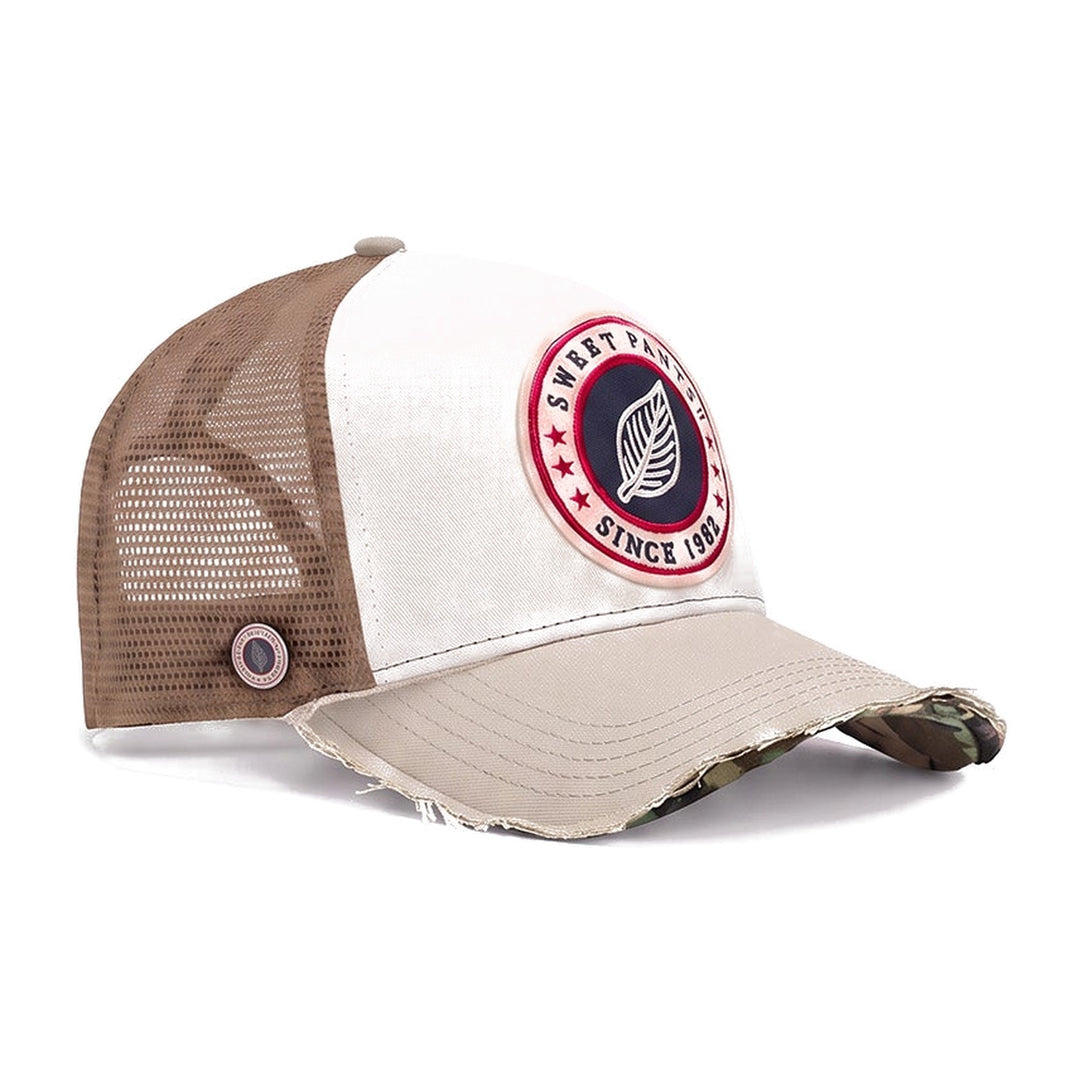 Casquette trucker Sweet Pants Home Run Cap Aluminium, vue de trois-quarts