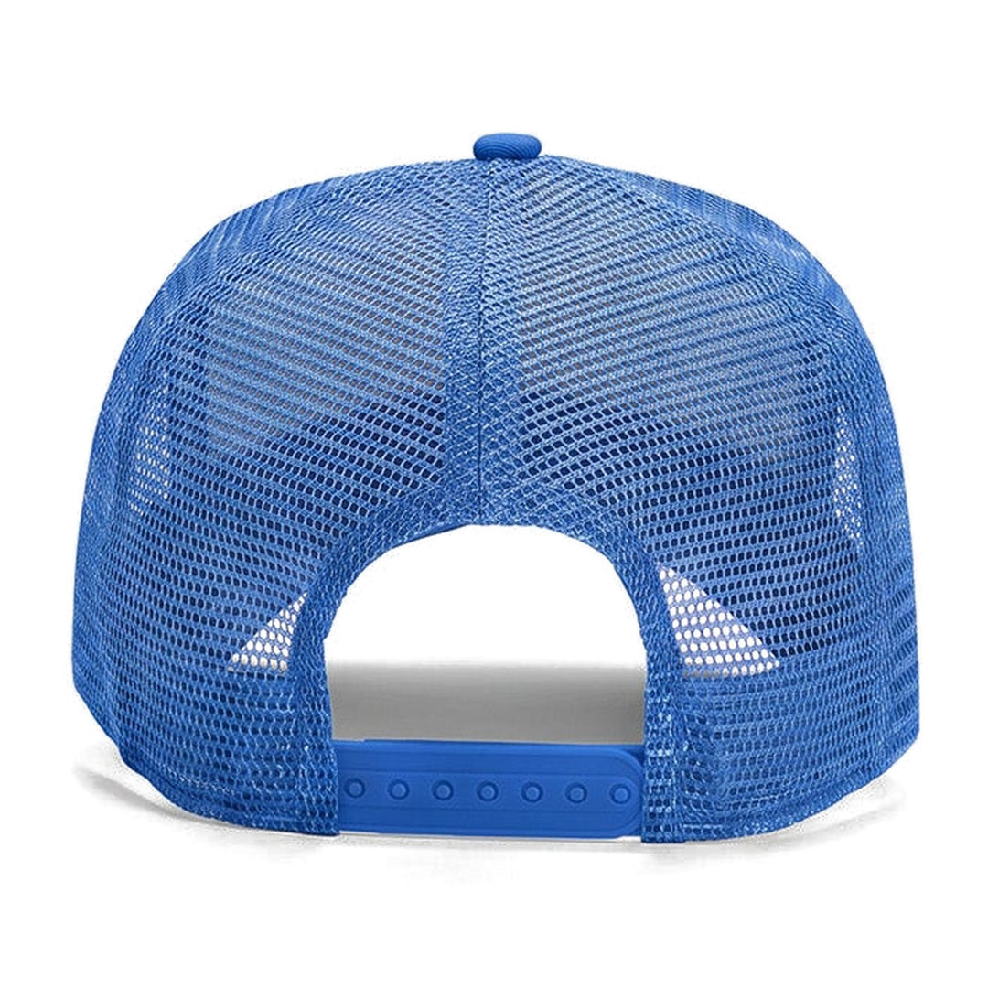 Casquette trucker Sweet Pants Home Run Cap Azure, vue de dos avec filet