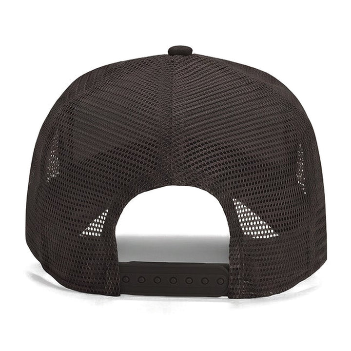 Casquette trucker Sweet Pants Home Run Cap Black, vue de dos avec filet