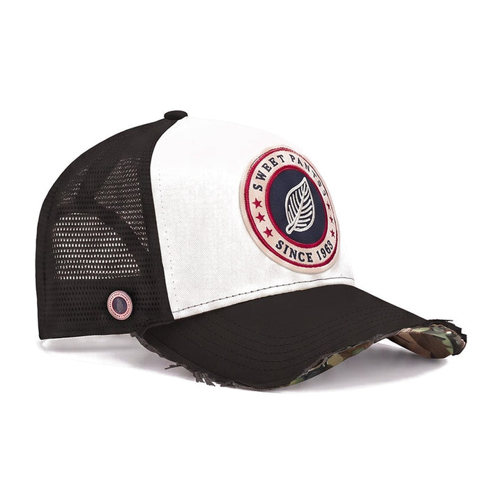Casquette trucker Sweet Pants Home Run Cap Black, vue de trois-quarts
