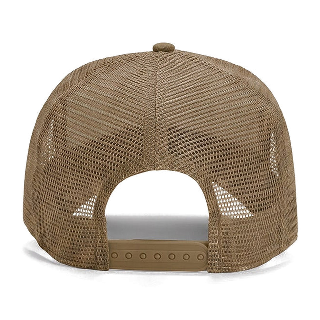 Casquette trucker Sweet Pants Home Run Cap Kaki, vue de dos avec filet