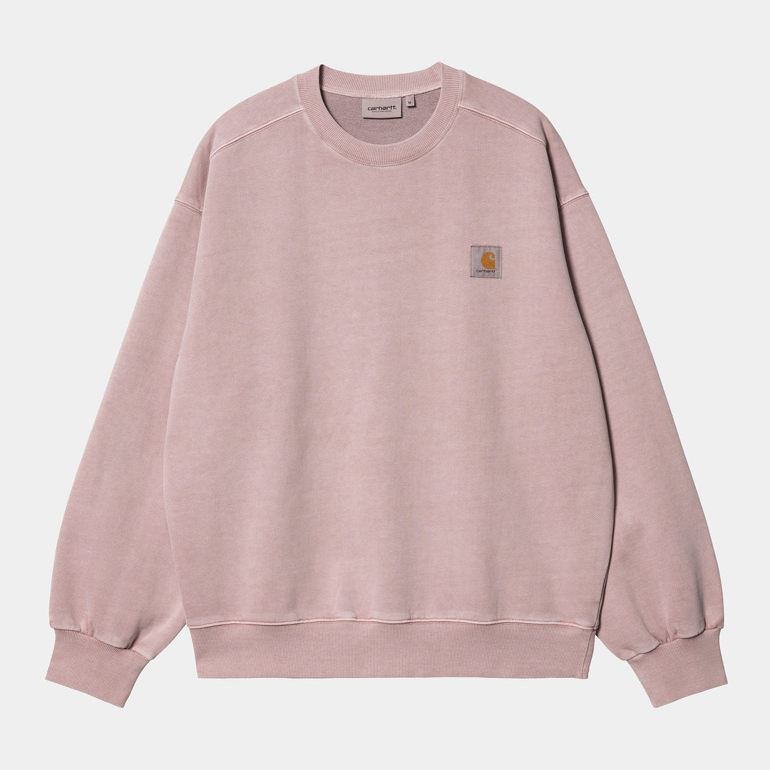 Vista Sweat Glassy Pink Garment Dyed - The Road 1380