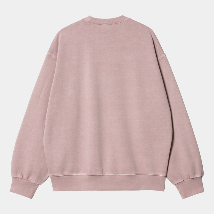 Vista Sweat Glassy Pink Garment Dyed