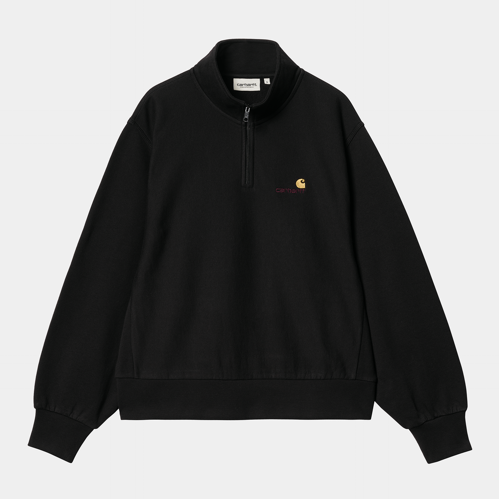 W' American Scr. High Neck Swt Black - The Road 1380