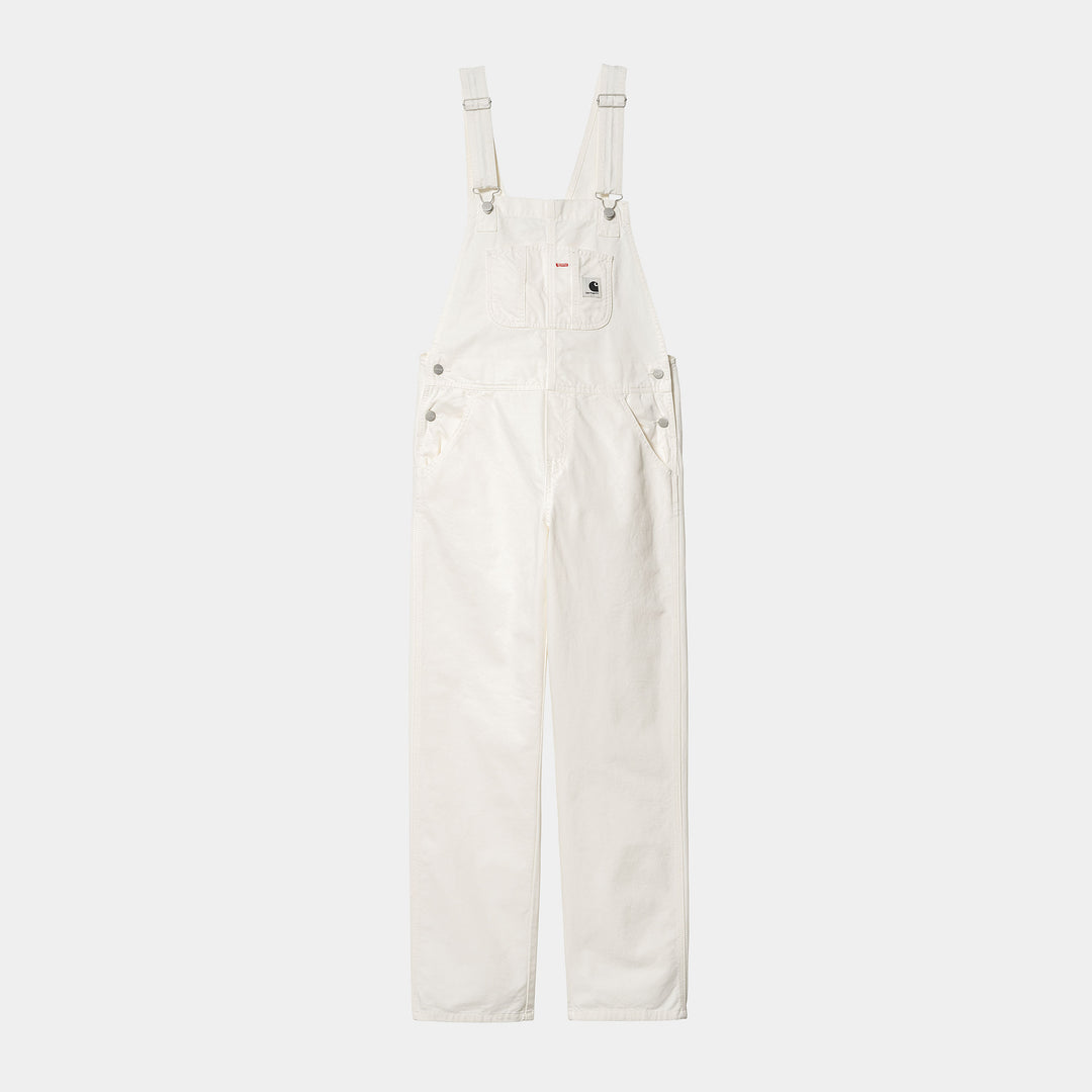 W' Bib Overall Straight Off-white / Rinsed