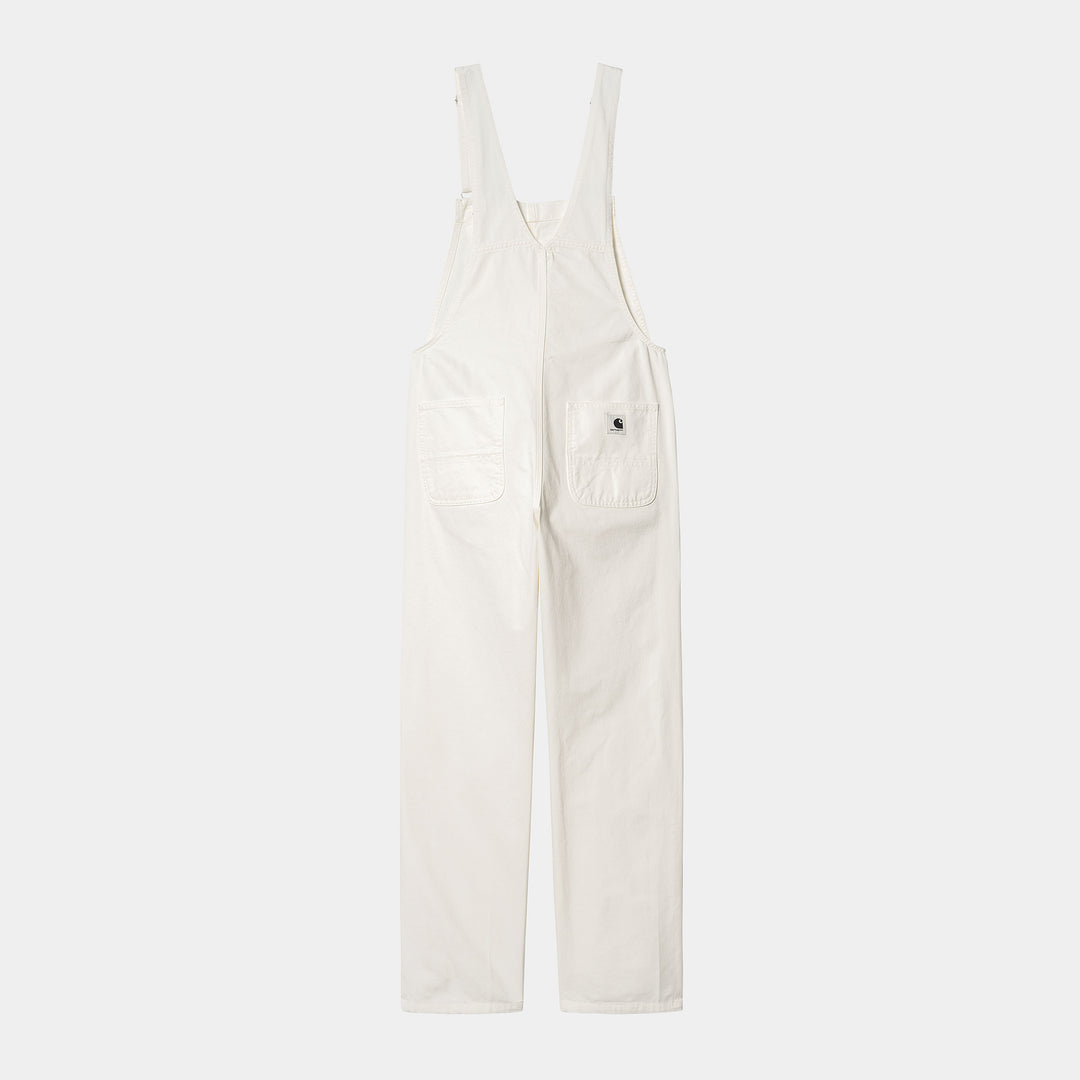 W' Bib Overall Straight Off-white / Rinsed