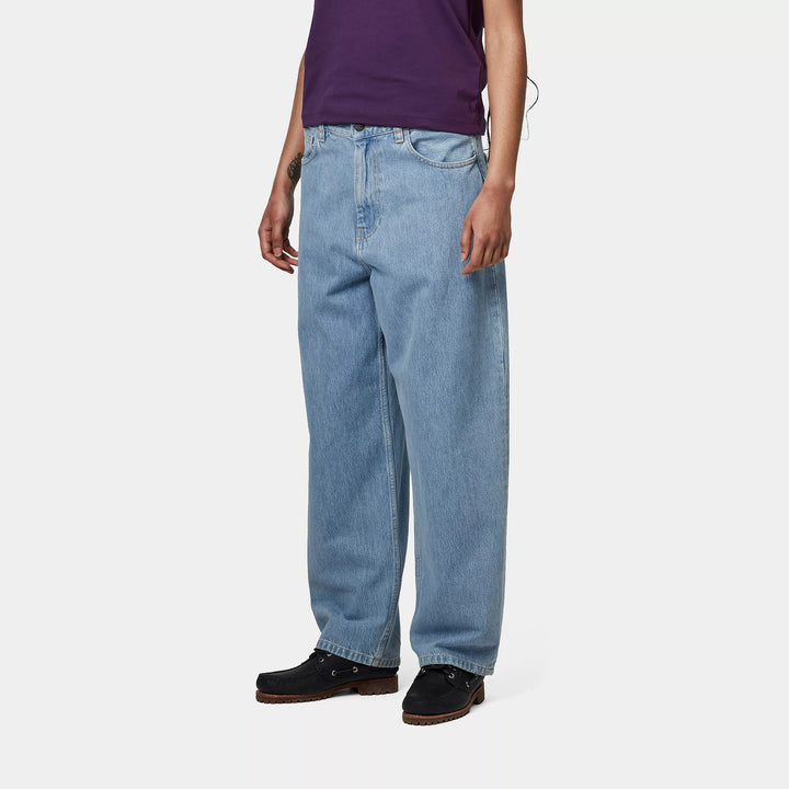 W' Brandon Pant Blue Stone Bleached