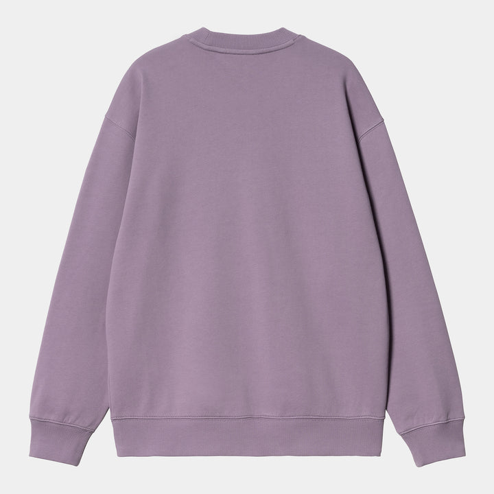 W' Carhartt Sweat Glassy Purple / Discovery Green