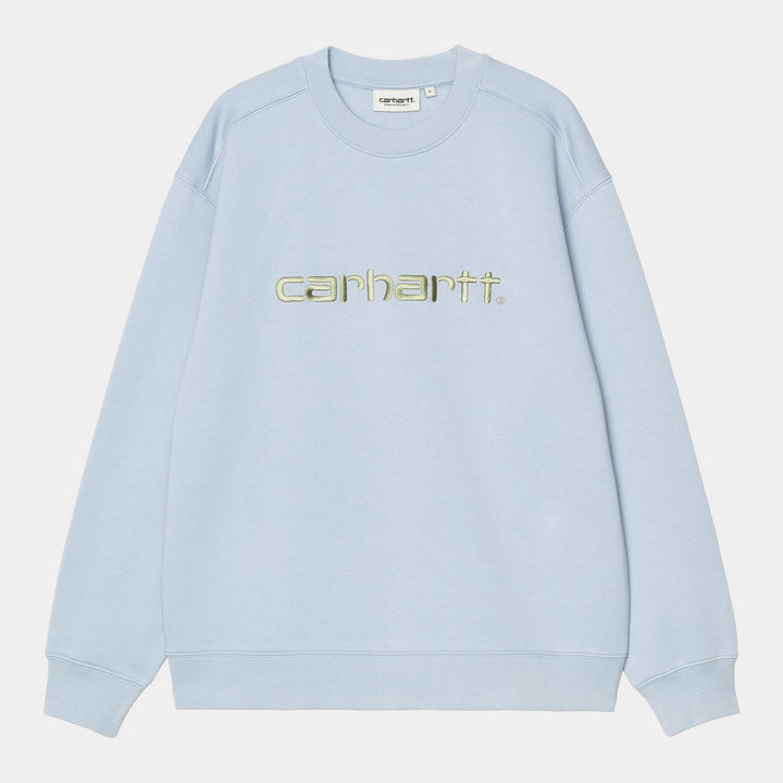 W' Carhartt Sweat Blue Fog / Pale Olive