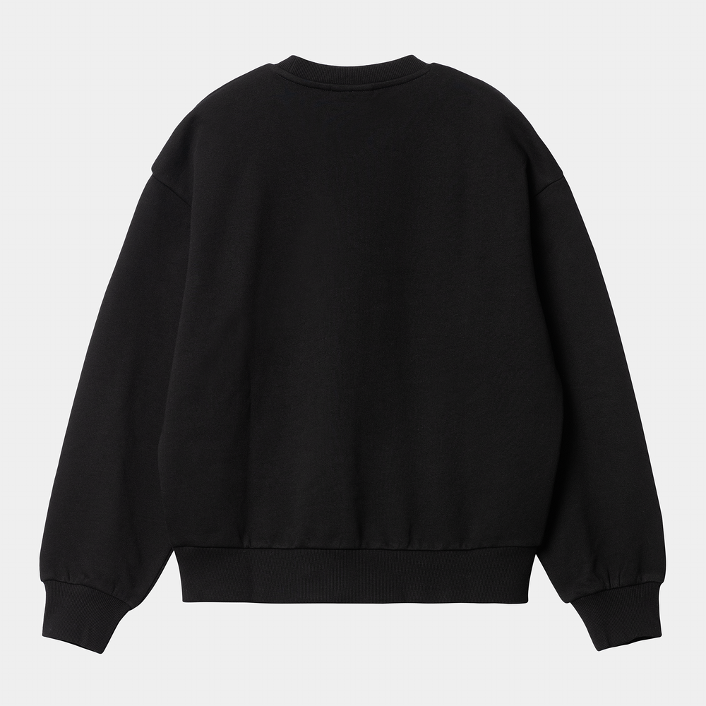 W' Casey Sweatshirt Black / Silver - The Road 1380