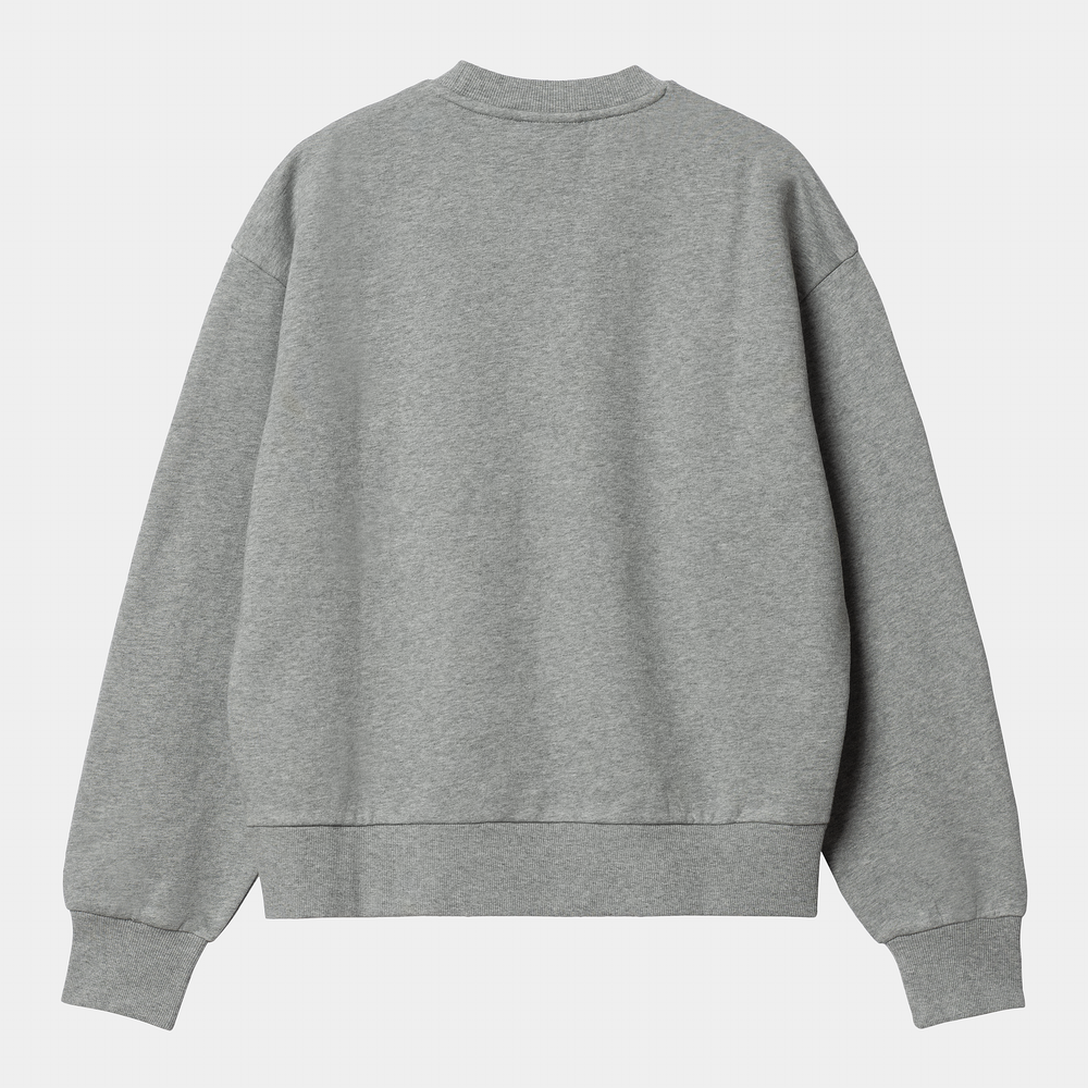 W' Casey Sweatshirt Grey Heather / Silver - The Road 1380