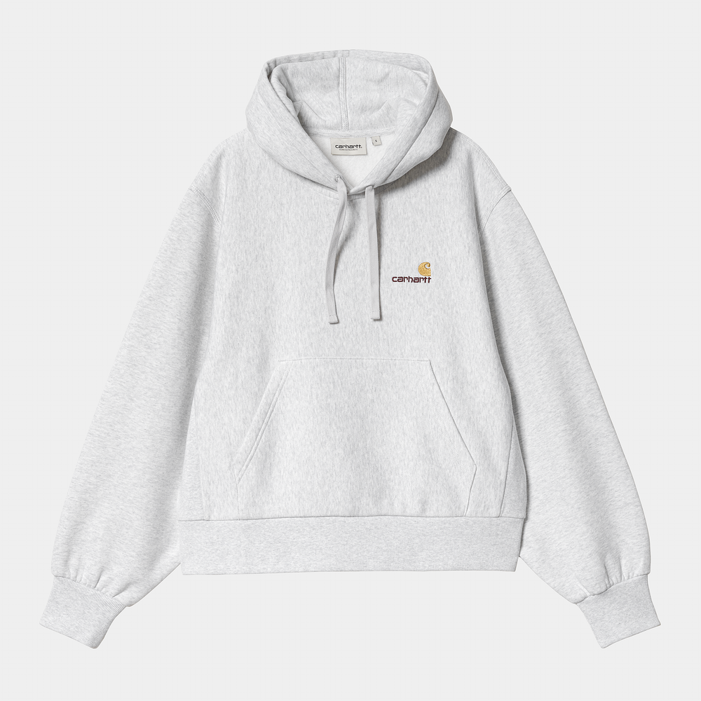 W' Hd American Script Sweat Ash Heather - The Road 1380