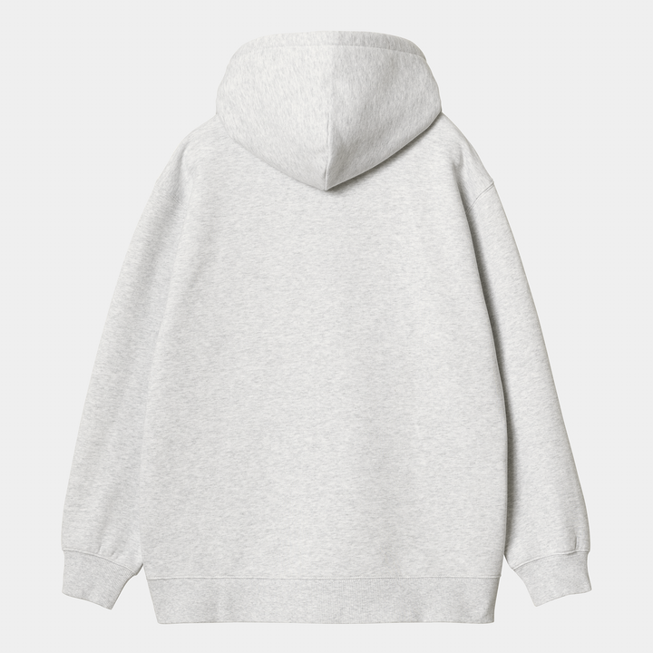 W' Hooded Carhartt Sweatshirt Ash Heather / Dusty Rose