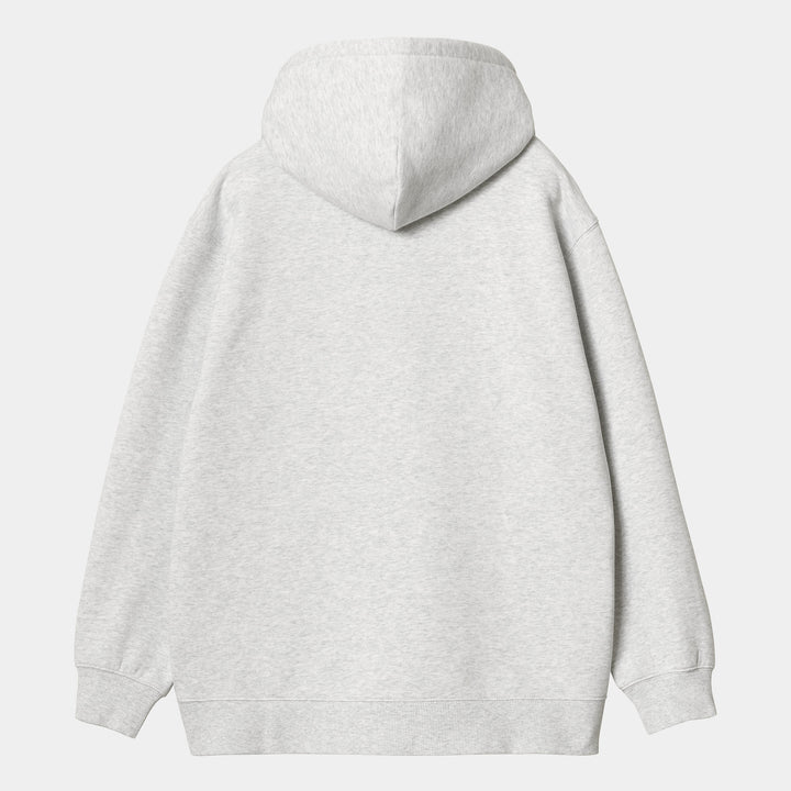 W' Hooded Carhartt Sweatshirt Ash Heather / Dusty Rose