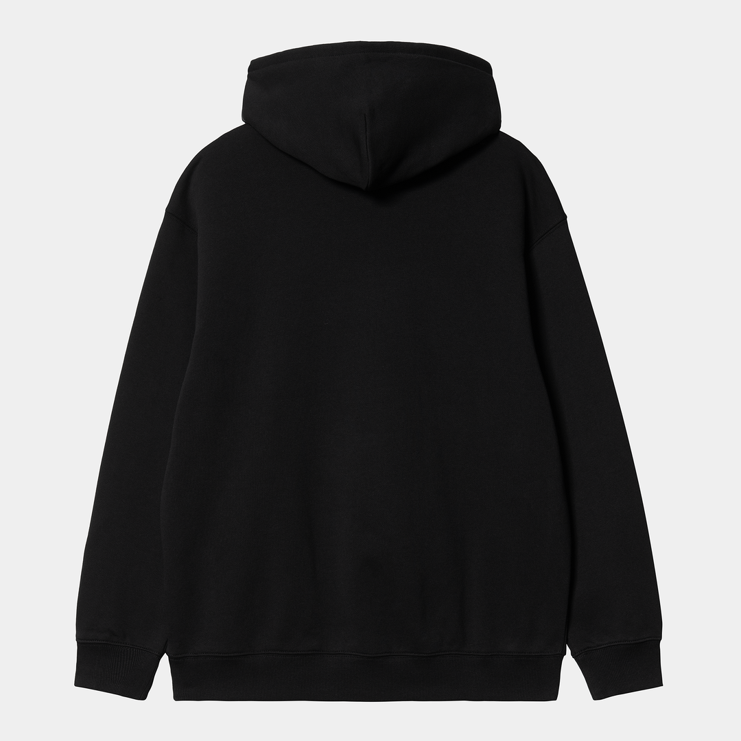 W' Hooded Carhartt Sweatshirt Black / White