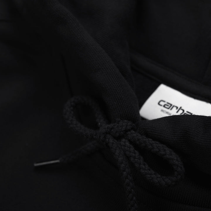 W' Hooded Carhartt Sweatshirt Black / White