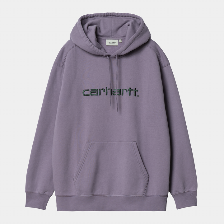 W' Hooded Carhartt Sweatshirt Glassy Purple / Discovery Green