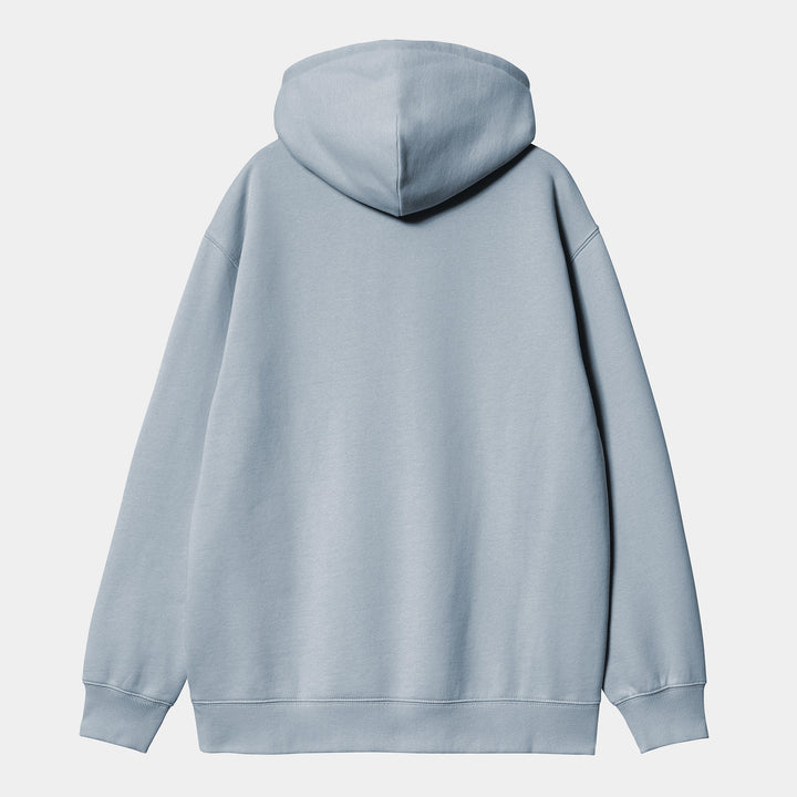 W' Hooded Carhartt Sweatshirt Misty Sky / White