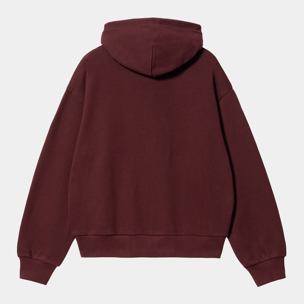 W' Hooded Casey Jacket Amarone / Silver - The Road 1380