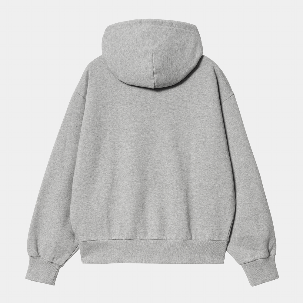W' Hooded Casey Jacket Grey Heather / Silver - The Road 1380