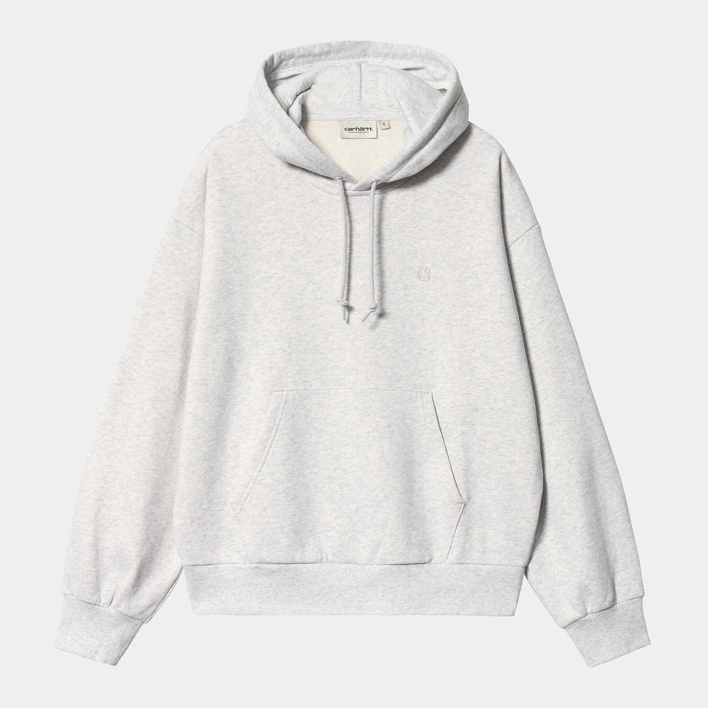W' Hooded Casey Sweatshirt Ash Heather / Silver - The Road 1380