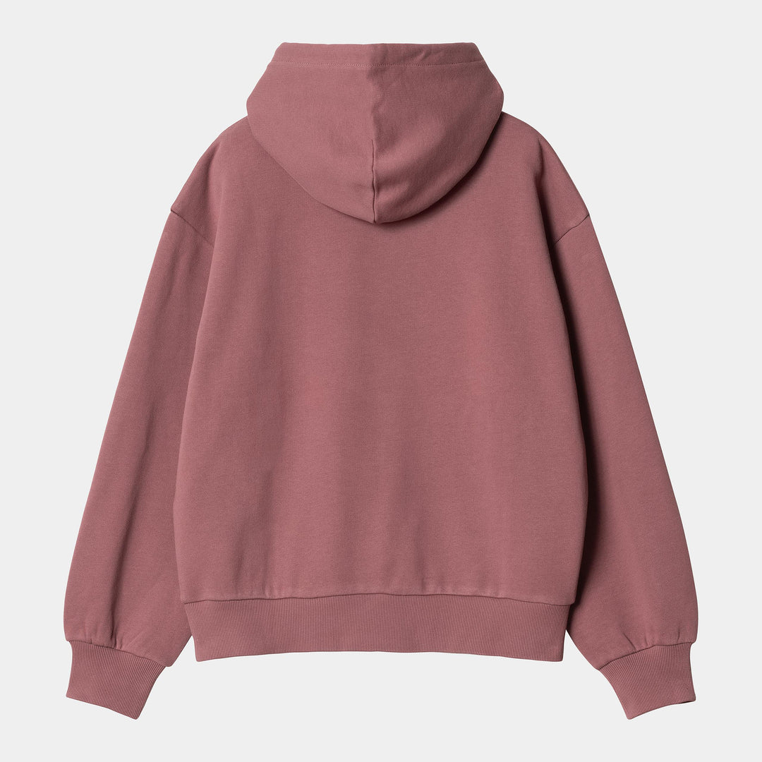 W' Hooded Casey Sweatshirt Dusky Pink / Silver