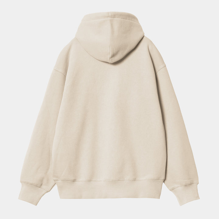 W' Hooded Duster Sweat Tonic / Garment Dyed