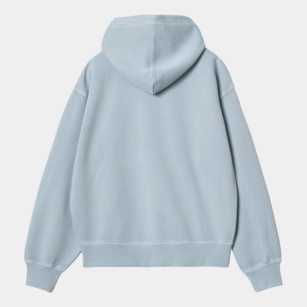 W' Hooded Nelson Sweat Dusty Ice / Garment Dyed