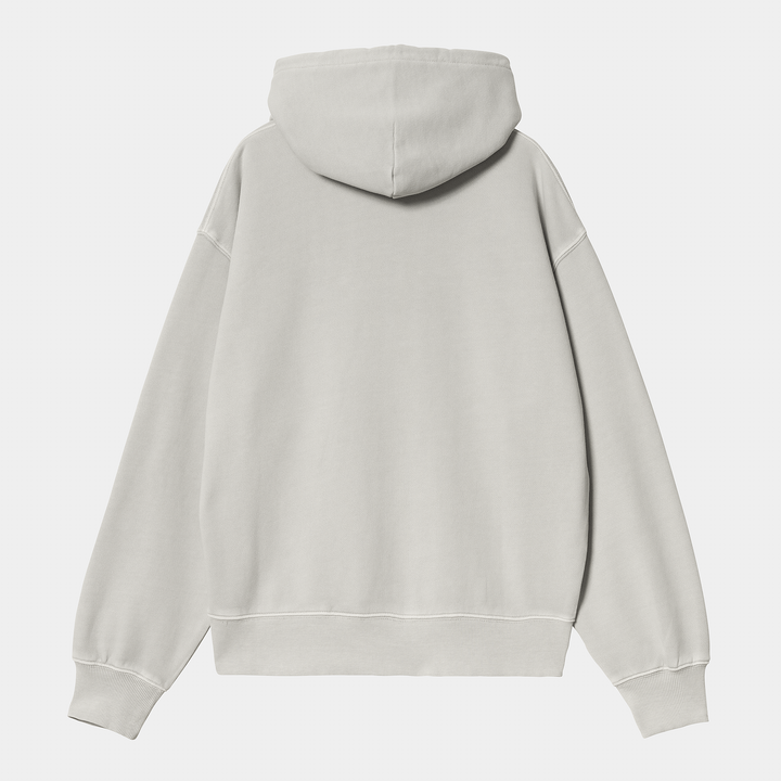 W' Hooded Nelson Sweat Sonic Silver / Garment Dyed