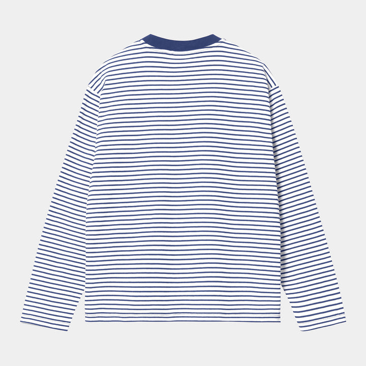 W' L/S Coleen T-shirt Coleen Stripe, White / Acapulco / ---