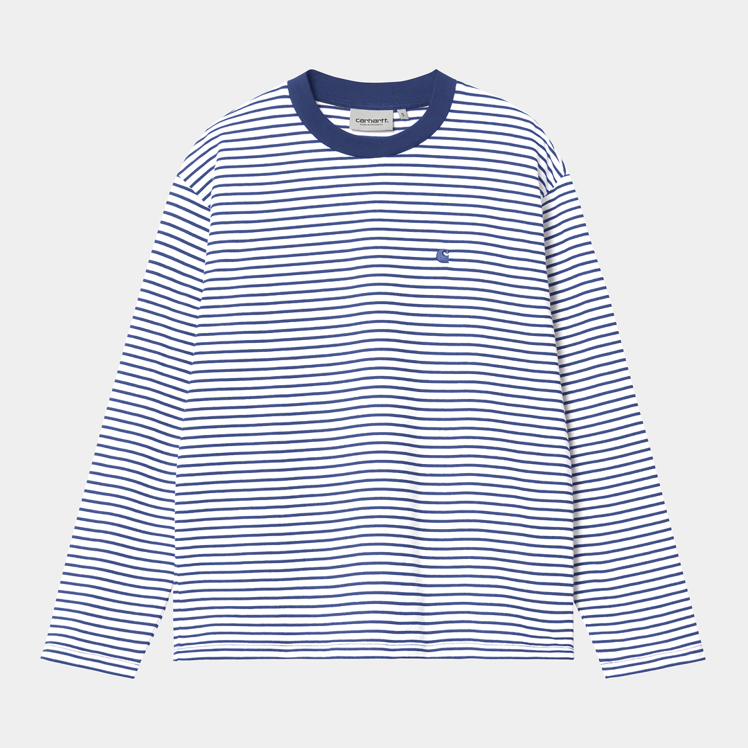 W' L/S Coleen T-shirt Coleen Stripe, White / Acapulco / ---