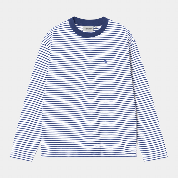 W' L/S Coleen T-shirt Coleen Stripe, White / Acapulco / ---