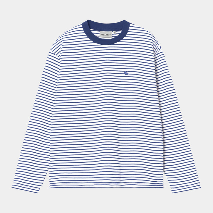 W' L/S Coleen T-shirt Coleen Stripe, White / Acapulco / ---