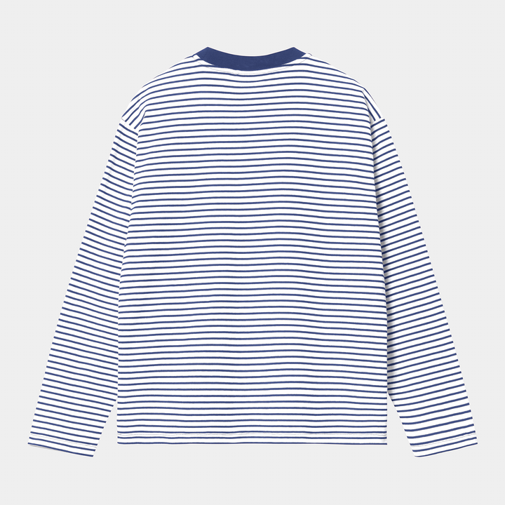 W' L/S Coleen T-shirt Coleen Stripe, White / Acapulco / ---