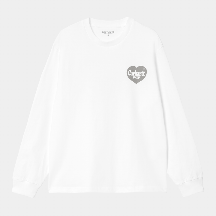 W' L/S Spree T-shirt White / Grey / ---