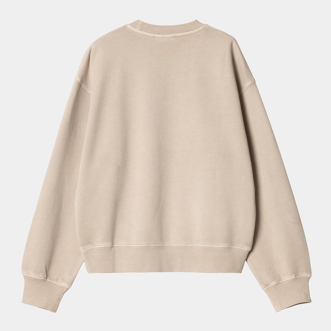 W' Nelson Sweatshirt Fleur De Sel / Garment Dyed
