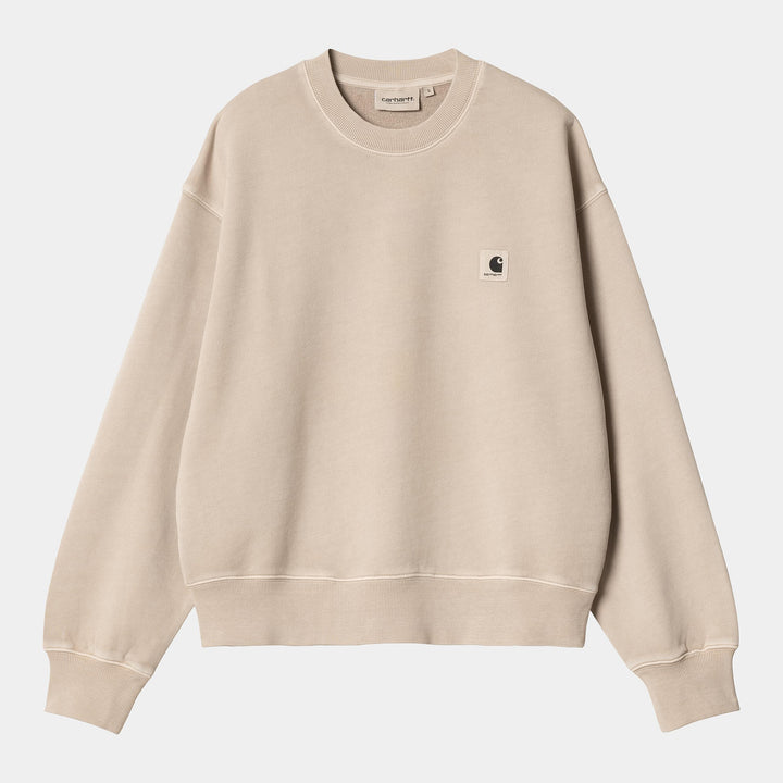 W' Nelson Sweatshirt Fleur De Sel / Garment Dyed