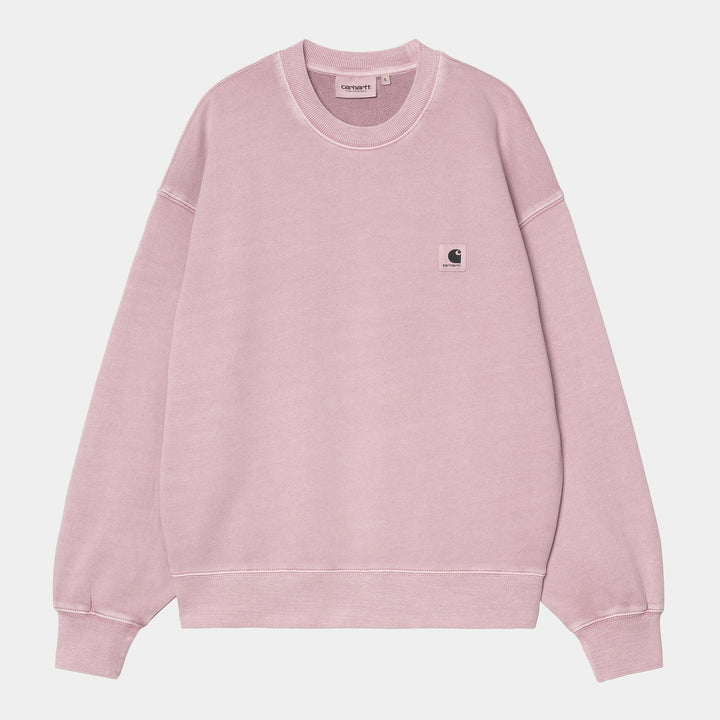 W' Nelson Sweatshirt Hortensia / Garment Dyed
