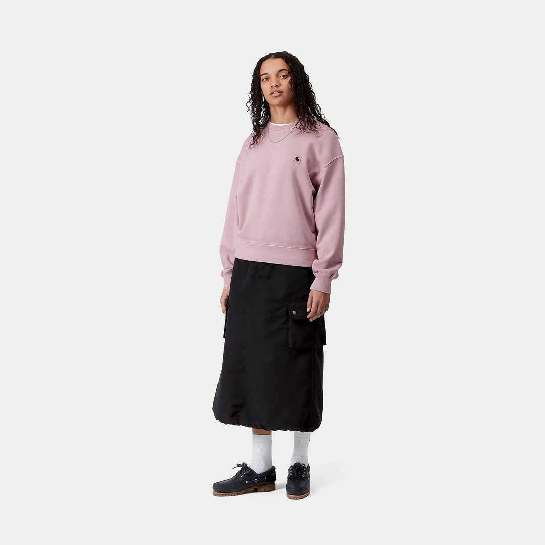 W' Nelson Sweatshirt Hortensia / Garment Dyed