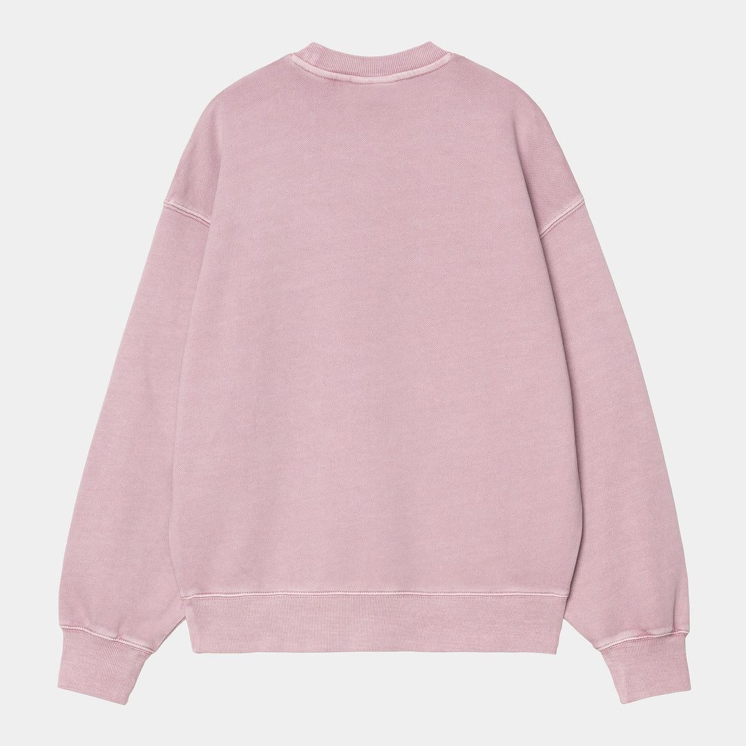 W' Nelson Sweatshirt Hortensia / Garment Dyed