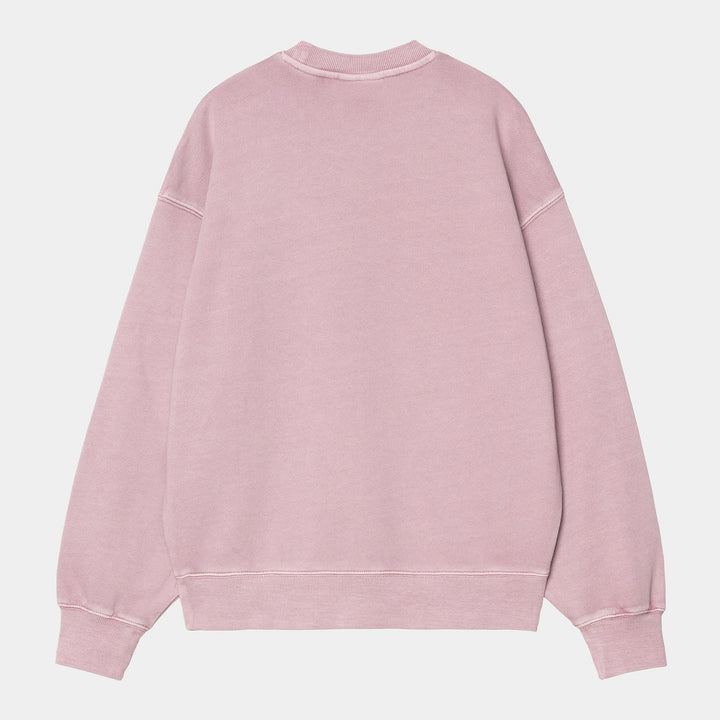 W' Nelson Sweatshirt Hortensia / Garment Dyed